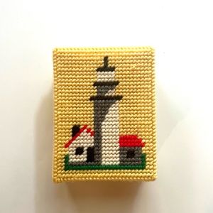 Storage & Organization | Handmade Plastic Canvas Lighthouse Box 55 X 4x ...